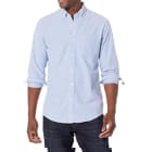 Long-Sleeve Solid Pocket Oxford Shirt