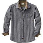 Gray button-down shirt mens