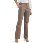 Lee Womens Wrinkle Free Mid Rise Bootcut Pant