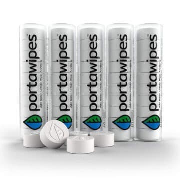 Travel Toilet paper tabs