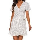 Floral Dress with Belt