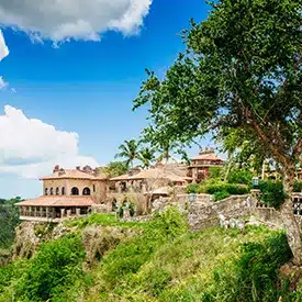 cliffside house in Dominican Republic