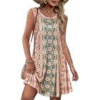 Floral Flowy Pocket Tshirt Tank Sundresses