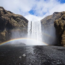 Iceland-Waterfall