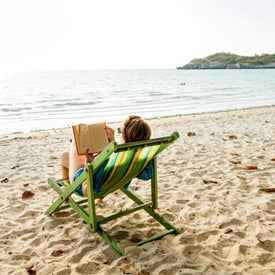 Can I use a tent or umbrellas at the beach?