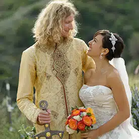 My hubby and me at our wedding in Ojai, CA.