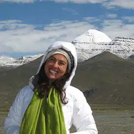 Me at Mt. Kailash after starting the trek in Nepal.