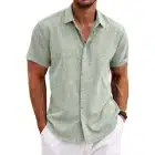 COOFANDY-Shirts-Sleeve-Casual-Button Shirts