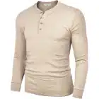 Derminpro-Henley-Shirts-Casual-Oatmeal Shirt