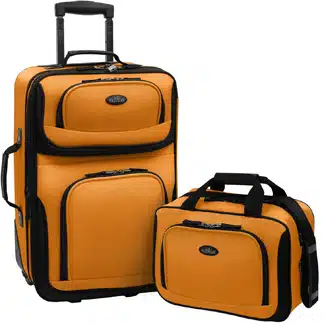 U.S. Traveler Rio Rugged Fabric Expandable Carry-On Luggage Set