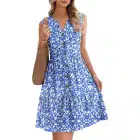 MOLERANI Women Summer Casual Sleeveless Sundress Sleeveless-Sundress