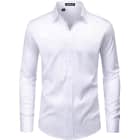 ROUWELL-Wrinkle-Stretch-Business-Wedding Shirts