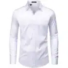 ROUWELL-Wrinkle-Stretch-Business-Wedding Shirts