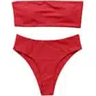 High Waist Bathing Suit High Cut