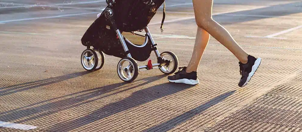woman pushing Stroller