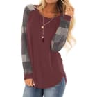 Halife-Womens-Sleeve-Casual-Pullover Tunics Tops Shirts