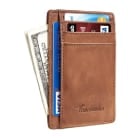 Travelambo-Minimalist-Leather-Blocking-Vintage Card Cases