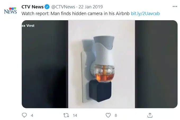 Airbnb Hidden Camera