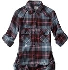 Long Sleeve Flannel Plaid Shirt