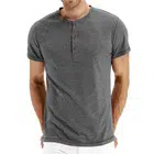Sleeve Henley T-Shirts