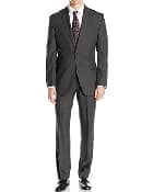 Slim Fit Suit with Hemmed Pant
