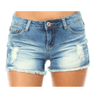 ripped short jeans kau