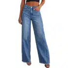Sidefeel-Womens-Jeans-Waisted-Strechy Jeans