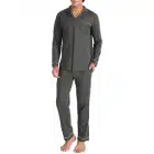 DAVID-ARCHY-Pajamas-Notched-Sleepwear (1) Sleepwear