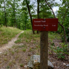 How many trails are there in Hot Springs National Park?