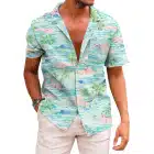 KYKU-Tropical-Hawaiian-Shirt-Green Shirt Green