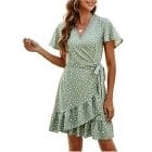 Floral Dress with Belt