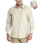 33-000ft-Protection-Resistant-Breathable Shirts for Travel Safari