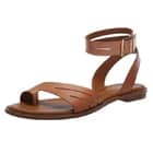 Womens Greene Ankle Strap Flat