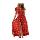 Red Wrap Dress