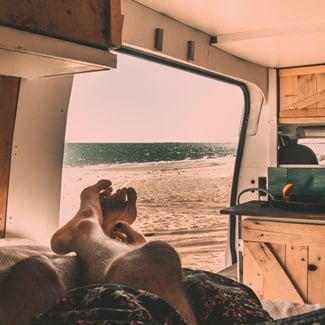 Where can you park to sleep while living in your van?