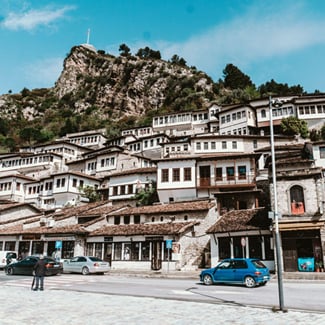 What kinds of transportation are available in Albania?