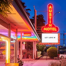 The Austin Motel, South Congress in Austin, TX, Retro, Vintage, Inn