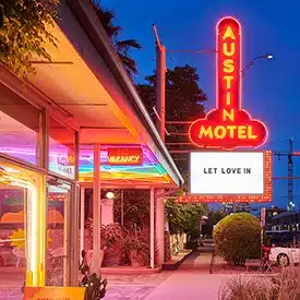 The Austin Motel, South Congress in Austin, TX, Retro, Vintage, Inn