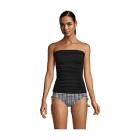 Lands’ End Women’s Strapless One Piece Swimsuit