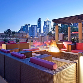 Hotel Indigo, Austin, Nightlife, Rooftop Bar