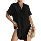 Swimsuit Coverup Shirt Dress