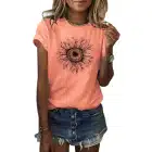 Graphic Loose Summer Tops