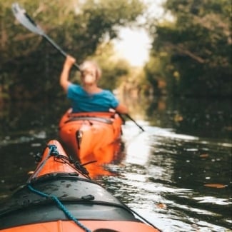 Is kayaking hard? 