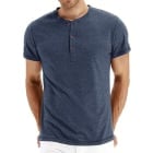 Mens Henley Short Sleeve