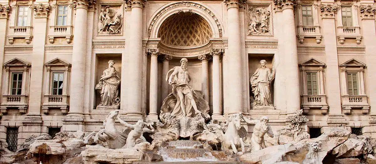 Fountain di Trevi in Rome
