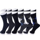 Cotton 6 Pack Dress Socks