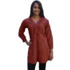 Hand Embroidered Shirt Tunic Top Kurti Blouse