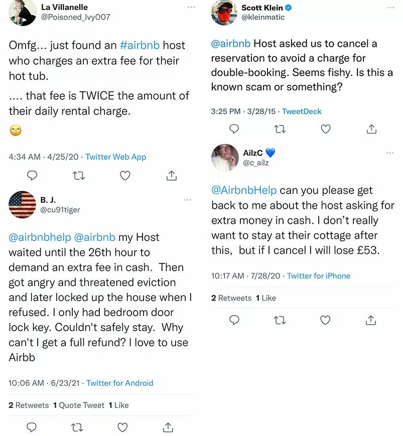 Other Airbnb Scams