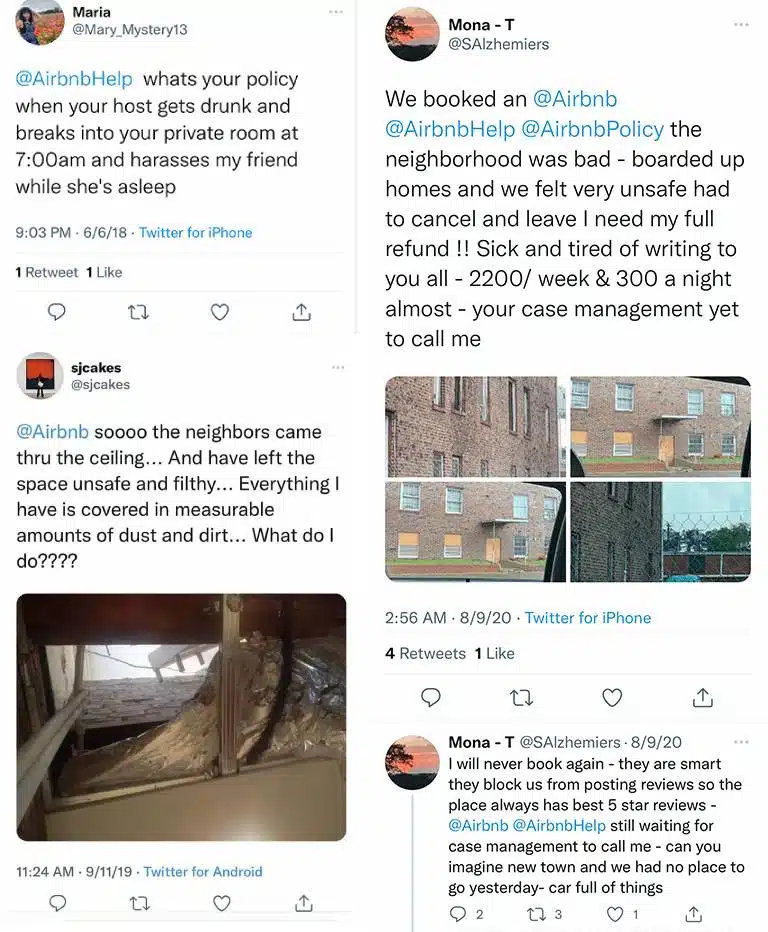 Here are two telling examples of obnoxious houses, neighbors, and environments. 