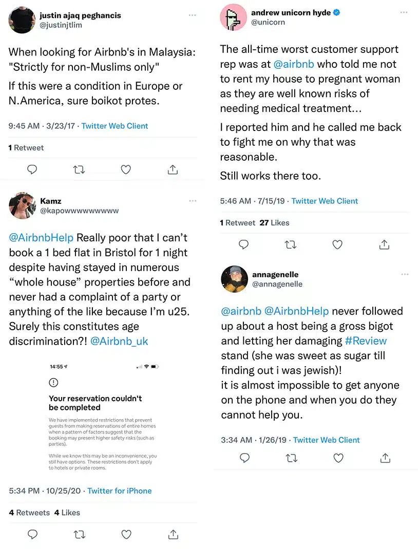 types of discrimination in action